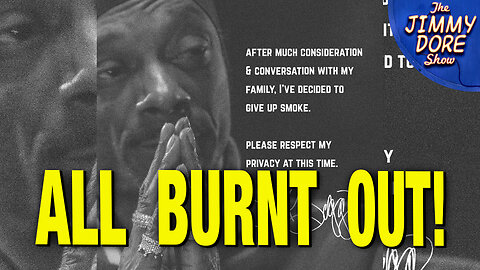 Snoop Dogg Quits Smoking Pot For Real!