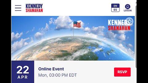 B KENNEDY EARTH DAY WEB FUNDRAISING EVENT CONTINUES CENSURING BOBBY IS NOT ENVIRONMENTAL