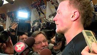 Jack Eichel talks about Sabres 4-3 win over Rangers