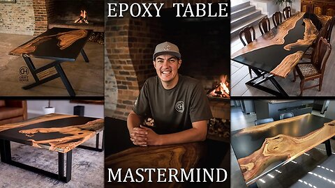how i built 5 x EPOXY tables (worth $150k)