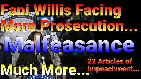 Fani Willis Facing Impeachment.