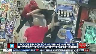 Police search for stabbing suspects