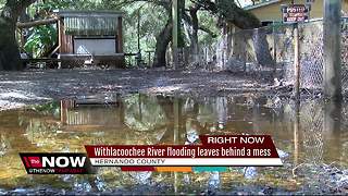 Withlacooche River flooding leaves behind mess
