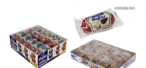 Muffins being recalled