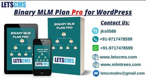 Binary MLM Plan Pro, Binary Affiliate Software, MLM Business eCommerce - LETSCMS