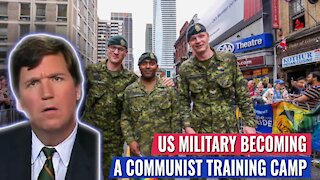 TUCKER EXPOSES US MILITARY FOR BECOMING A COMMUNIST TRAINING CAMP - ALL PATRIOTS MUST WATCH