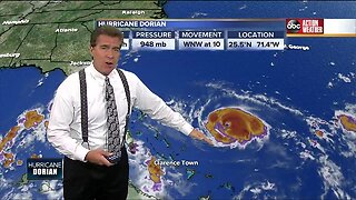 Hurricane Dorian remains Cat. 4 storm, 140 mph