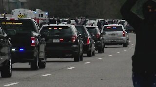 Community honors Boulder Officer Eric Talley with procession Wednesday