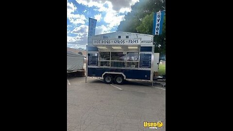 Custom-Built - 2018 8' x 16' Kitchen Food Concession Trailer with Pro-Fire Suppression for Sale