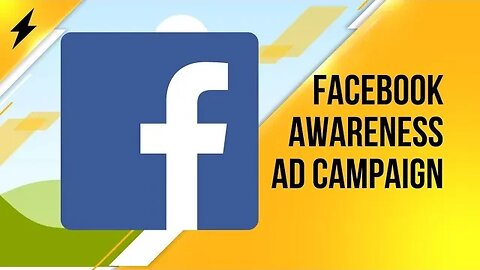 Facebook Awareness ad campaign setup