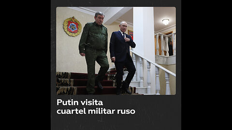 Putin visita el cuartel de las Fuerzas Armadas rusas en Rostov del Don