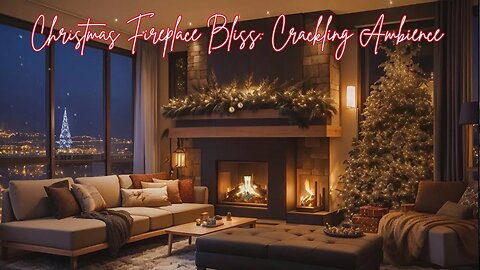 Christmas Coziness: Fireplace & Blizzard Sounds