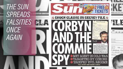 The Sun’s spurious Soviet spy story against Corbyn