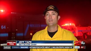 KCFD responds to fire that leaves one victim hospitalized