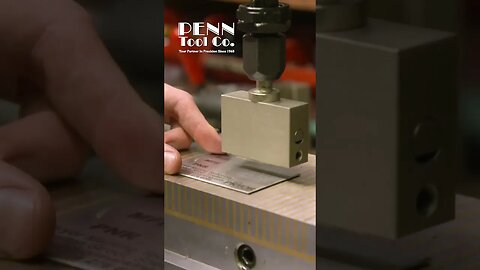 Metal Marking with an Impact Press