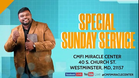 LIVE FROM THE MIRACLE CENTER - Special Sunday Service With Pastor Alwin Thomas!
