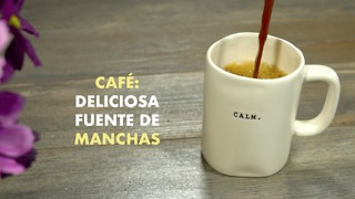 Café: deliciosa fuente de manchas.