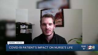 Nurse shares how a COVID-19 patient impacted his life
