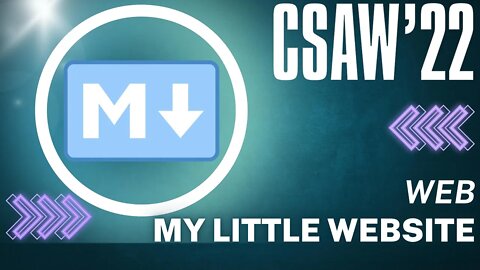 CSAW CTF 2022: My little website