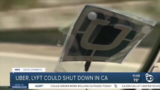 Uber, Lyft could shut down in California over AB-5