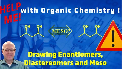 How to Draw Enantiomers, Diastereomers & Meso Forms From a Molecule with More Than One Chiral Center