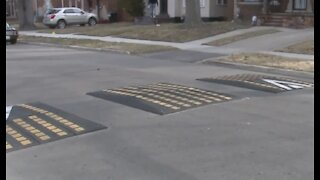 Detroit plans to install 4,500 speed humps to slow drivers in neighborhoods this year