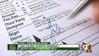 Tax filing starts Monday