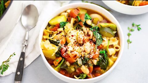 Immunity Boosting Recipe MINESTRONE SOUP RECIPE easy vegetable soup