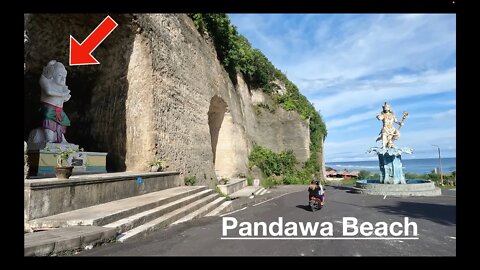 Bali Indonesia, Pandawa Beach, South Kuta Cliffside drive down Pantai Pandawa
