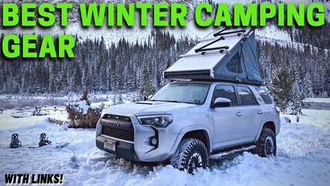 Winter Camping Gear that Doesn't Suck | 25+ products (With Links)