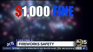 Firefighters reminding Arizonans about the importance of fireworks safety