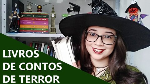 LIVROS DE CONTOS DE TERROR 👻🎃💀 | Biblioteca da Rô