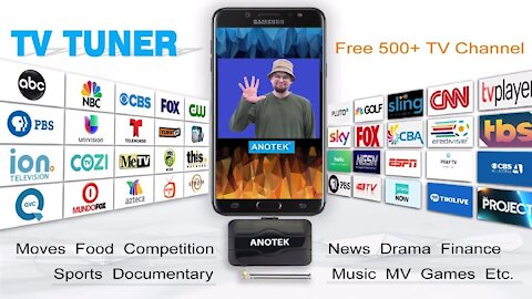 ANOTEK USB TV TUNER FOR ANDROID CDN $31.99 DON'T BUY THIS JUNK!