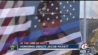 Deputy Jacob Pickett honored at his visitation