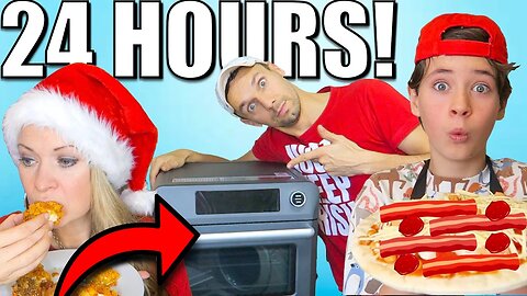 ONLY eating AIR FRIED FOODS for 24 HOURS challenge! 🌱 Air fryer recipe hacks! Vlogmas 2022