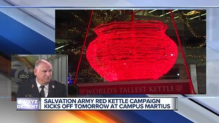 Salvation Army Red Kettle Campaign kicks off tomorrow at Campus Martius