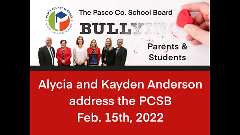 PCSB Ignores EXTREME Bullying of Alycia Anderson & Son Kayden Anderson