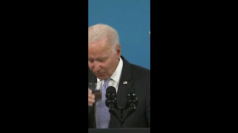 WHAT IS THAT? Did Joe Biden Sh*t In His Glass?