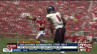 Sooners hammer UTEP, 56-7; excited for shot at Ohio State