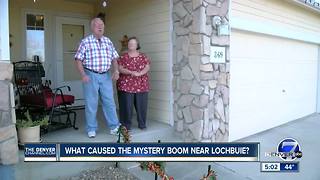 What caused the mystery boom near Lochbuie?