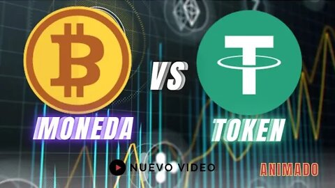 🤑 Criptomoneda vs Token en 5 MINUTOS y con Animaciones PARA PRINCIPIANTES!!