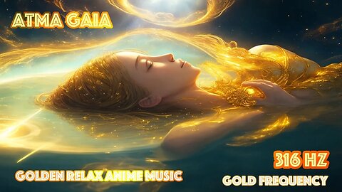 GOLDEN RELAX ANIME MUSIC ⚝ 316 HZ GOLD FREQUENCY - REDUCE ANXIETY & HEAL BODY AND SOUL ⚝