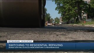 Detroit working to repave 93 miles of roadway before mid-November