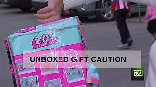 Unboxed Gift Caution