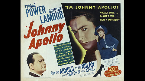 Johnny Apollo (1940) | A crime drama film directed by Henry Hathaway