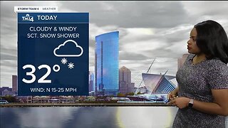 Clouds and wind stick around Wednesday