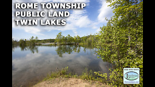 Rome Township WI Public Land on Twin Lakes VIDEO TOUR - Landman Realty LLC