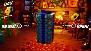 Fortnite Winterfest - DAY 4 Opening Up GIFTS