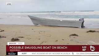 Panga boat found on Mission Beach