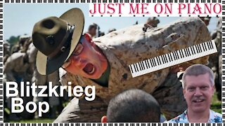 Punk rock song - Blitzkrieg Bop (The Ramones) covered by Just Me on Piano / Vocal